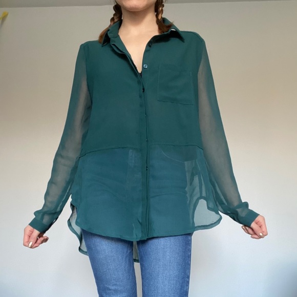 Green Blouse - Picture 2 of 2
